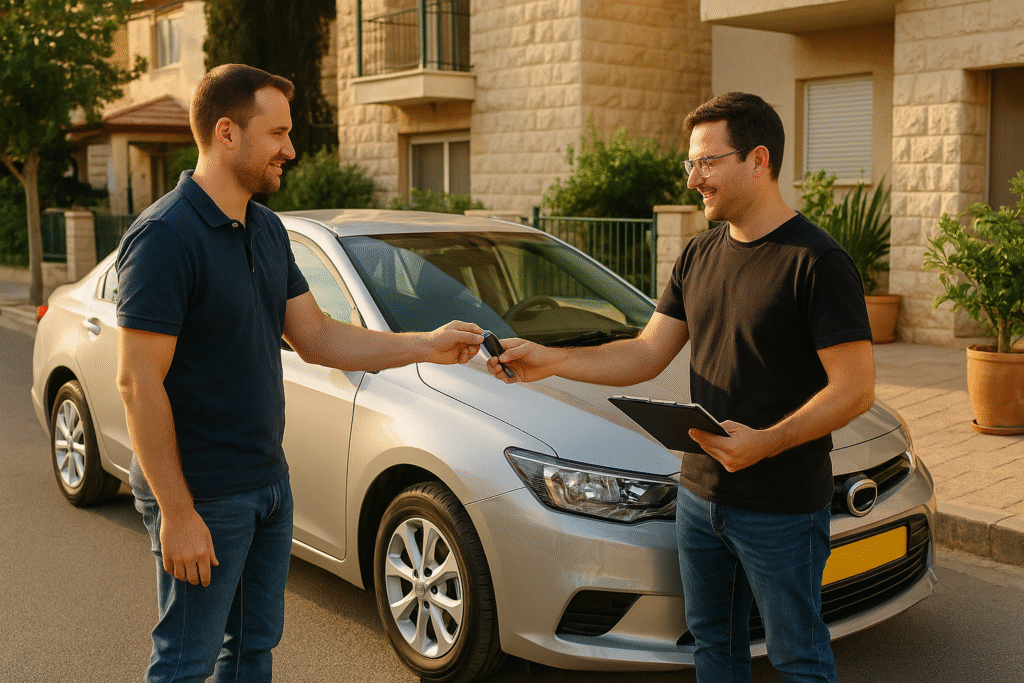 מכירת רכב משפחתי במצב נסיעה