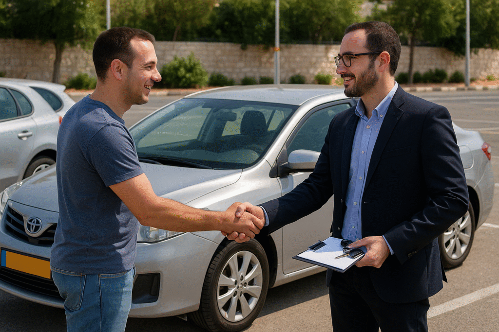 איך למכור רכב שנוסע