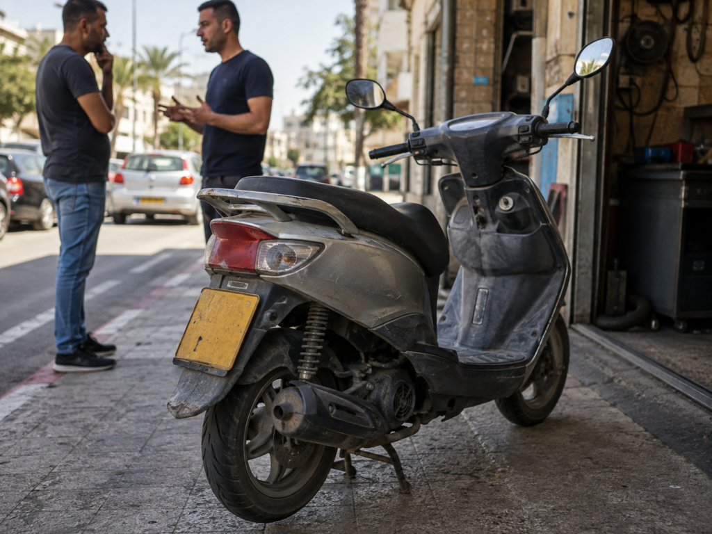 מכירת קטנוע שלא עבר טסט: כך מוכרים נכון ובצורה מסודרת