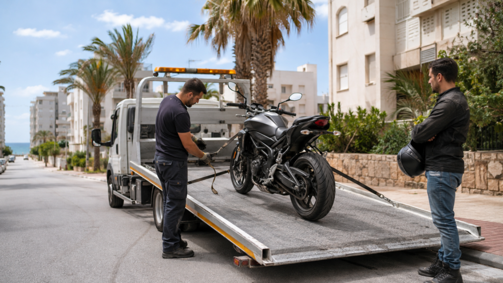 גרירת אופנועים באשקלון